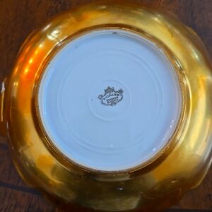 Vintage Gold Decorative Dish layered in 24kt gold